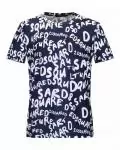 t shirt dsquared2 hommes dsquared2 multi-caracteres blue,t shirt hommes fantaisie